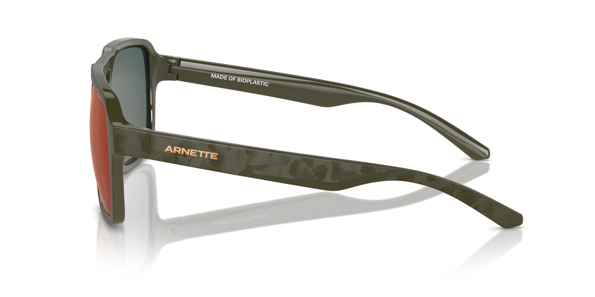 Arnette Keia 0AN4339 28546Q 57 Military Matte/Shiny / Grey Mirror Orange/Yellow