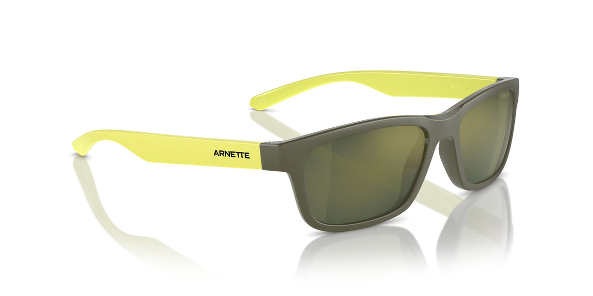 Arnette Deya 0AN4340 28546R 53 Military / Dark Green Mirror Petrol