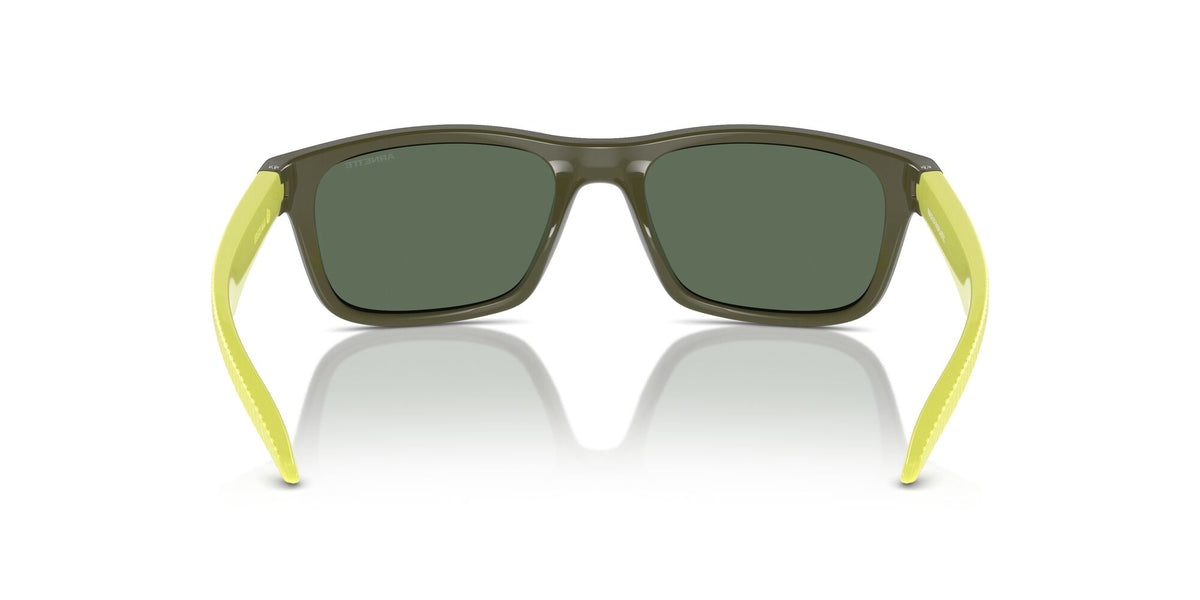 Arnette Deya 0AN4340 28546R 53 Military / Dark Green Mirror Petrol
