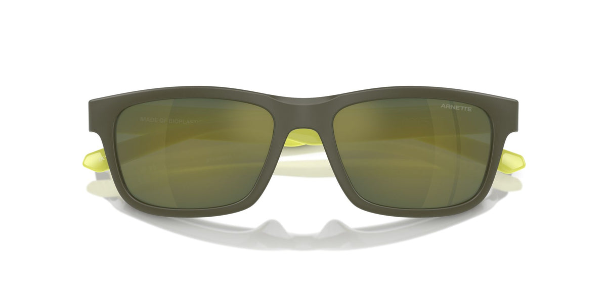 Arnette Deya 0AN4340 28546R 53 Military / Dark Green Mirror Petrol