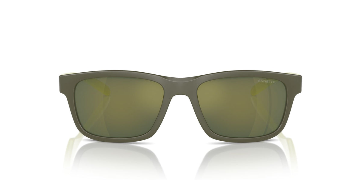 Arnette Deya 0AN4340 28546R 53 Military / Dark Green Mirror Petrol