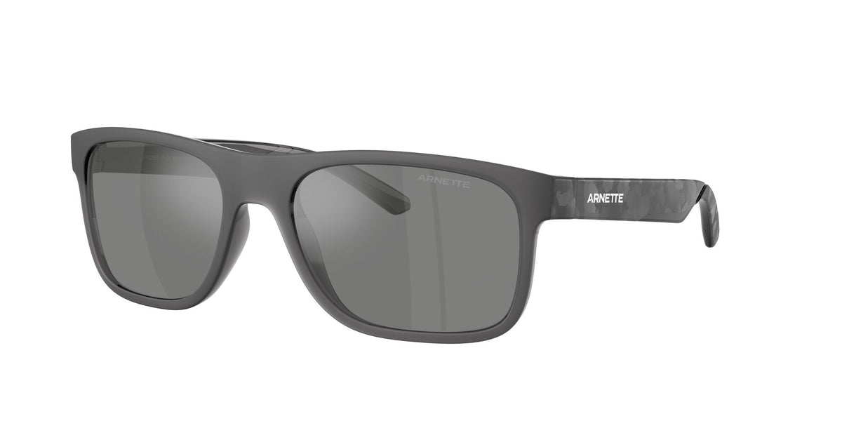 Arnette Khim AN4341 27866G 56 Transparent Grey Matt/Shiny / Grey Mirror Silver