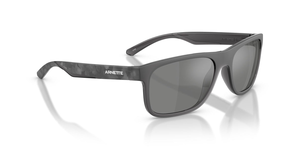 Arnette Khim AN4341 27866G 56 Transparent Grey Matt/Shiny / Grey Mirror Silver