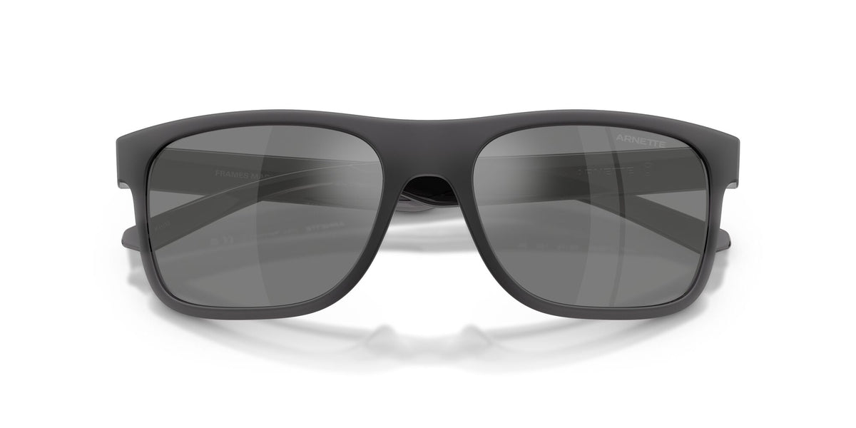 Arnette Khim AN4341 27866G 56 Transparent Grey Matt/Shiny / Grey Mirror Silver