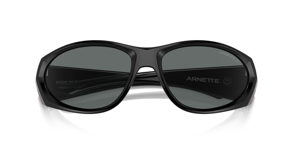 Arnette Ilum 2.0 0AN4342 294681 62 Black/Red Flames / Dark Grey Polarized