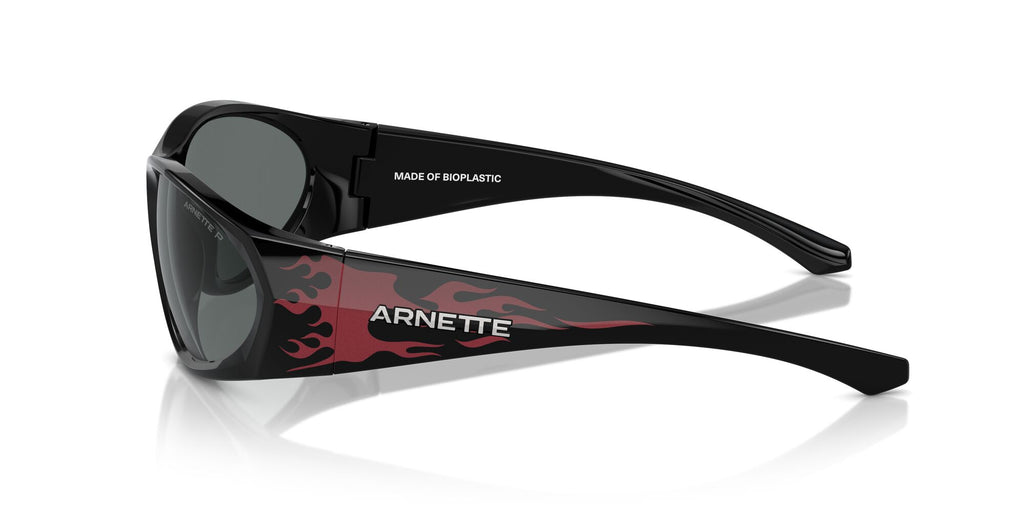 Arnette Ilum 2.0 0AN4342 294681 62 Black/Red Flames / Dark Grey Polarized