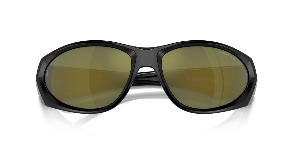 Arnette Ilum 2.0 0AN4342 29476R 62 Black/Gold Flames / Dark Green Mirror Petrol