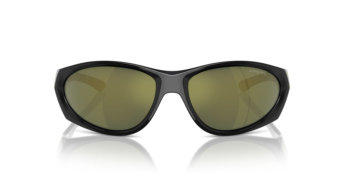 Arnette Ilum 2.0 0AN4342 29476R 62 Black/Gold Flames / Dark Green Mirror Petrol