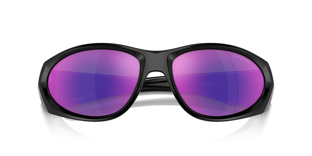 Arnette Ilum 2.0 0AN4342 29484X 62 Black/Violet Flames / Grey Mirror Violet