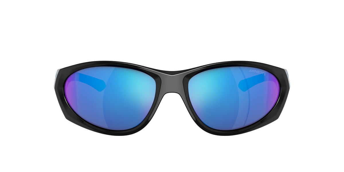 Arnette Ilum 2.0 0AN4342 295925 62 Black/Blue Flames / Light Green Mirror Blue