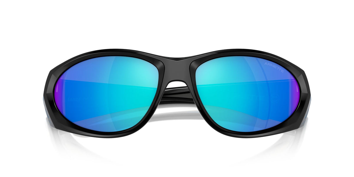 Arnette Ilum 2.0 0AN4342 295925 62 Black/Blue Flames / Light Green Mirror Blue