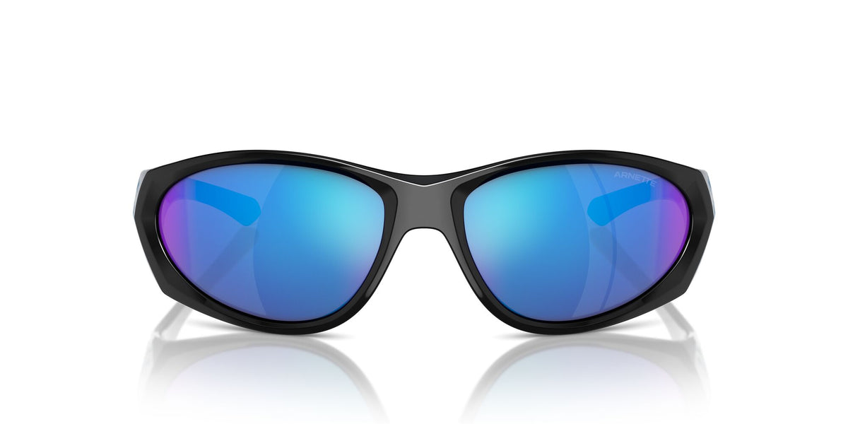 Arnette Ilum 2.0 0AN4342 295925 62 Black/Blue Flames / Light Green Mirror Blue