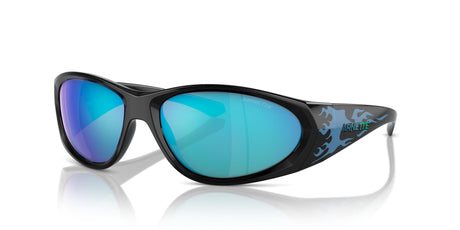 Arnette Ilum 2.0 0AN4342 295925 62 Black/Blue Flames / Light Green Mirror Blue
