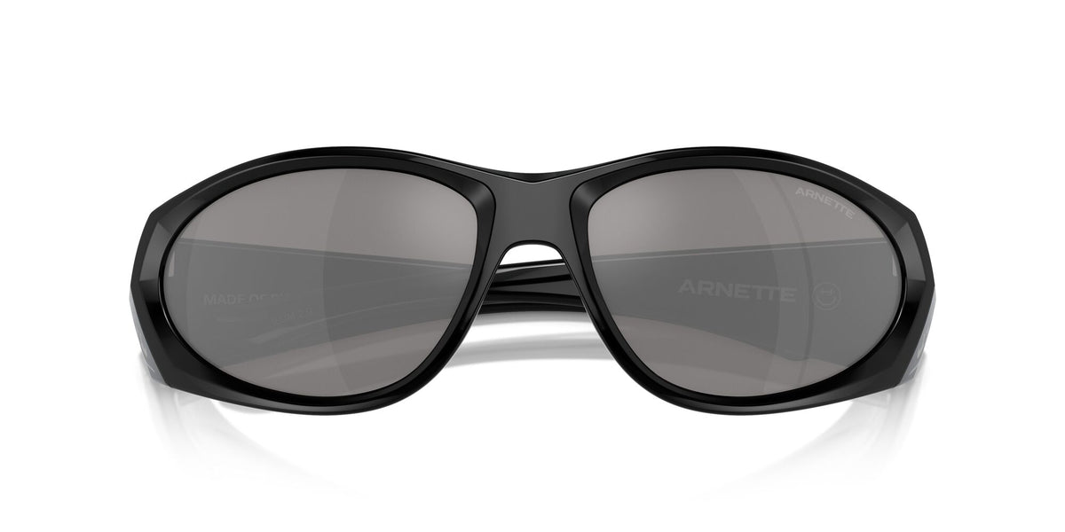 Arnette Ilum 2.0 0AN4342 29606G 62 Black/Silver Flames / Light Grey Mirror Silver 80