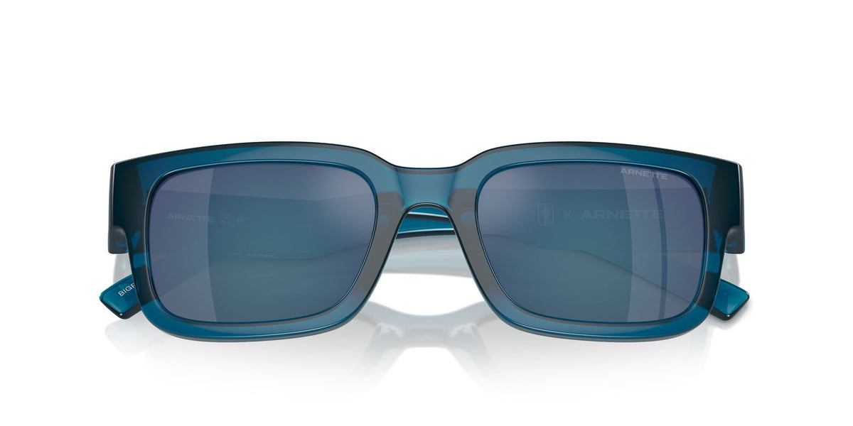 Arnette Bigflip 0AN4343 295555 52 Transparent Blue / Blue Mirror