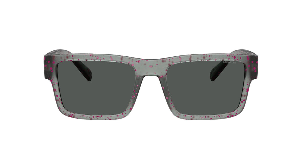 Arnette Omgee 0AN4344 296987 54 Matt Transparent Grey/Pink Splatter/ Dark Grey