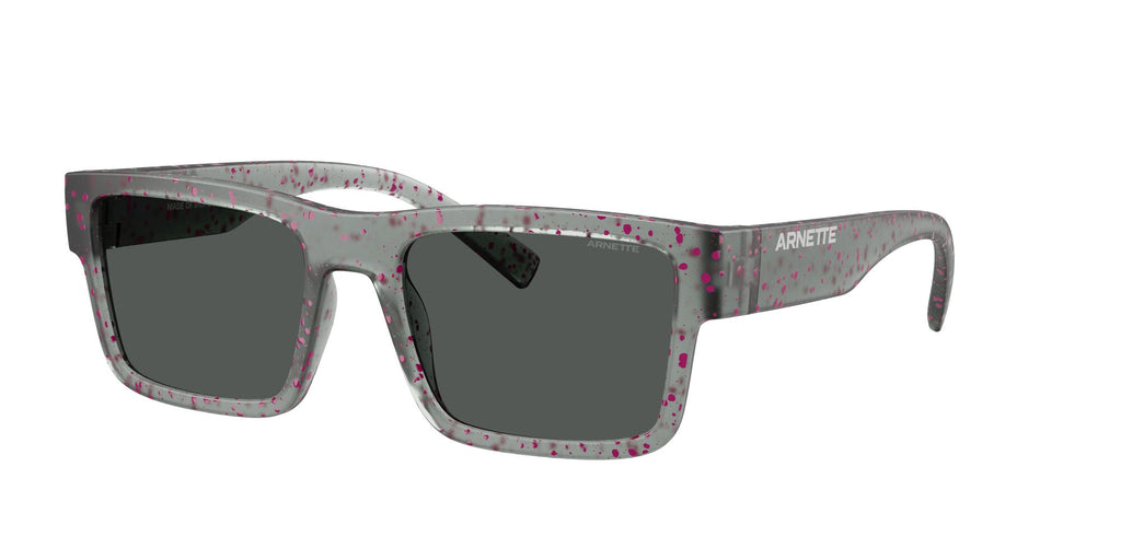 Arnette Omgee 0AN4344 296987 54 Matt Transparent Grey/Pink Splatter/ Dark Grey