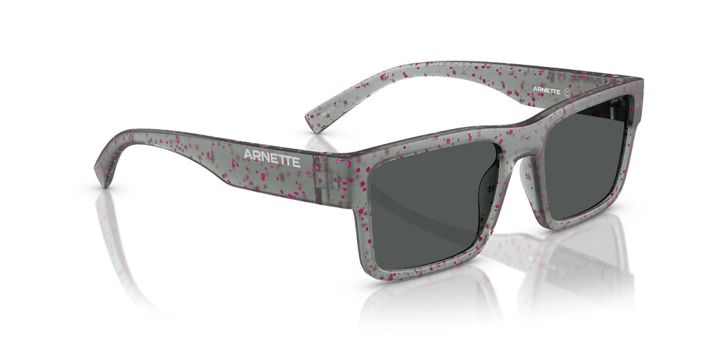 Arnette Omgee 0AN4344 296987 54 Matt Transparent Grey/Pink Splatter/ Dark Grey
