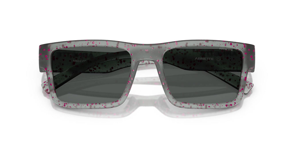 Arnette Omgee 0AN4344 296987 54 Matt Transparent Grey/Pink Splatter/ Dark Grey