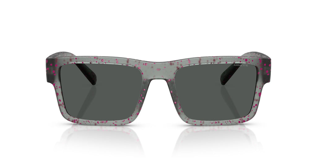 Arnette Omgee 0AN4344 296987 54 Matt Transparent Grey/Pink Splatter/ Dark Grey