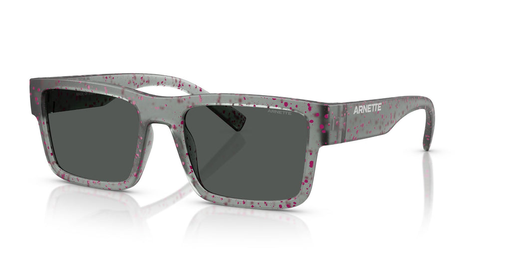 Arnette Omgee 0AN4344 296987 54 Matt Transparent Grey/Pink Splatter/ Dark Grey