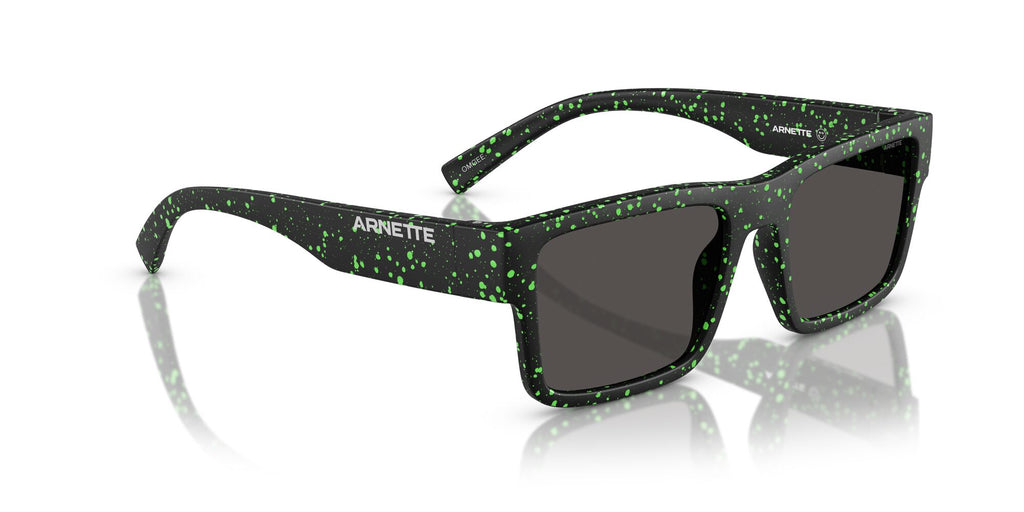Arnette Omgee 0AN4344 297187 54 Matt Black/Gekko Green Splatter/ Dark Grey