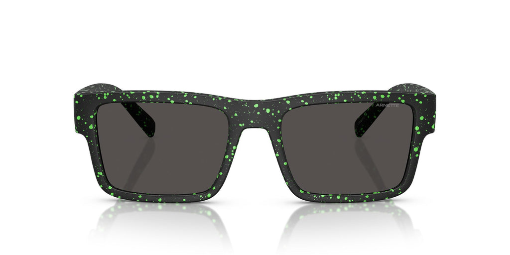 Arnette Omgee 0AN4344 297187 54 Matt Black/Gekko Green Splatter/ Dark Grey