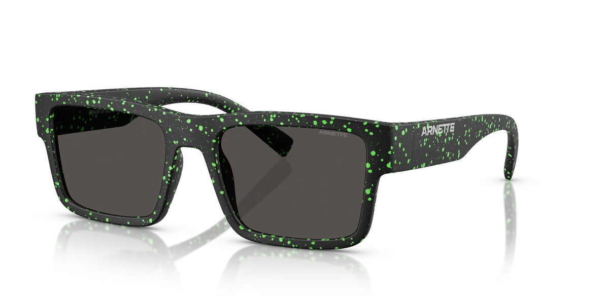 Arnette Omgee 0AN4344 297187 54 Matt Black/Gekko Green Splatter/ Dark Grey