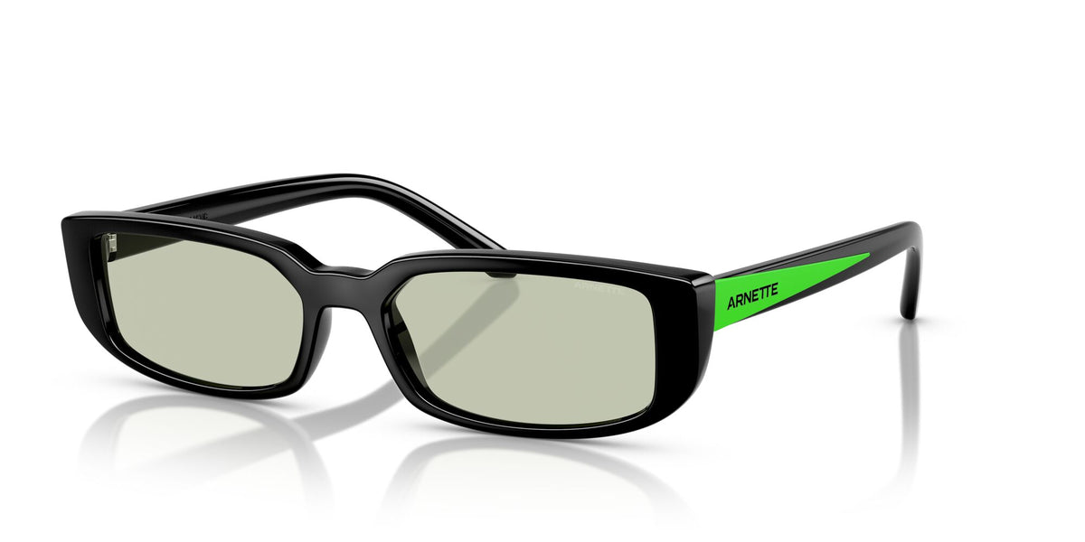 Arnette Jet 0AN4348 2753/2 55 Shiny Black/ Light Green
