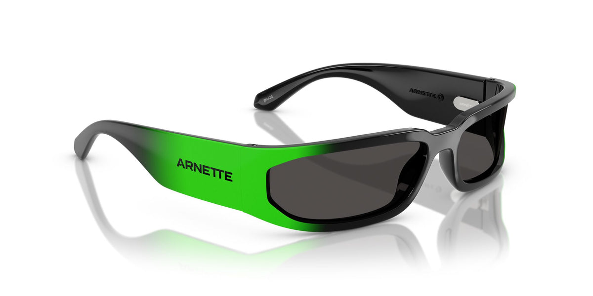 Arnette Smaze 0AN4349 297387 62 Black Gradient Gekko Green/ Dark Grey