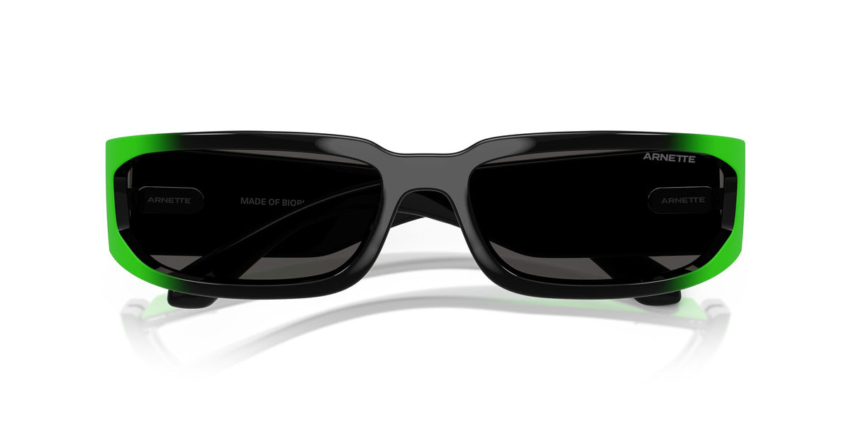 Arnette Smaze 0AN4349 297387 62 Black Gradient Gekko Green/ Dark Grey