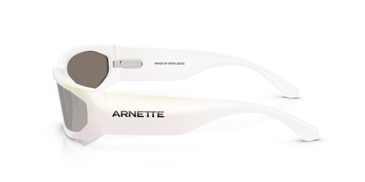 Arnette Smaze 0AN4349 29746G 62 Opalescent White Gradient/ Light Grey Mirror Silver