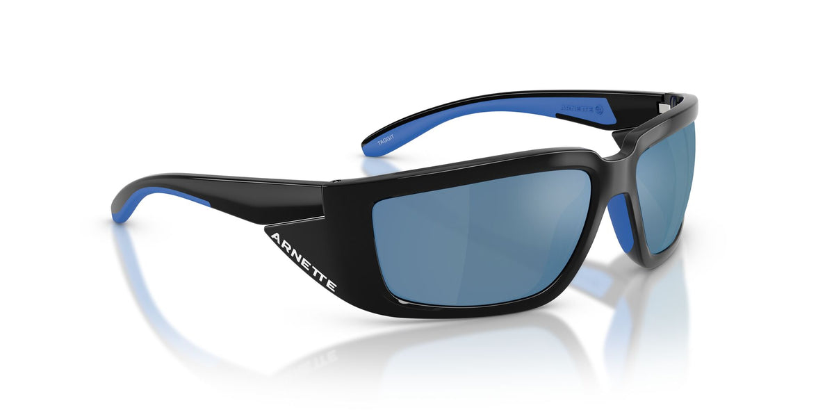 Arnette Taggit AN4355 275322 62 Black/Royal Blue Rubber / Dark Grey Mirror Water Polar