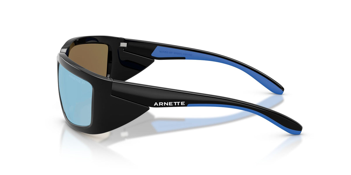 Arnette Taggit AN4355 275322 62 Black/Royal Blue Rubber / Dark Grey Mirror Water Polar