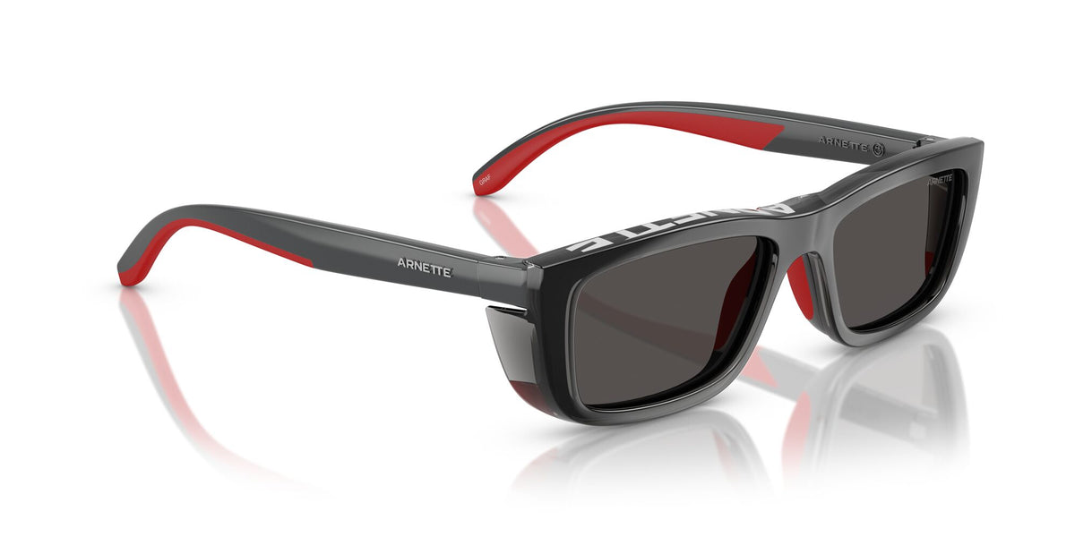 Arnette Graf AN4356 28411W 54 Dark Grey/Red Rubber / DEMO LENS