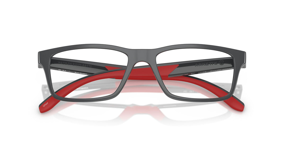 Arnette Graf AN4356 28411W 54 Dark Grey/Red Rubber / DEMO LENS