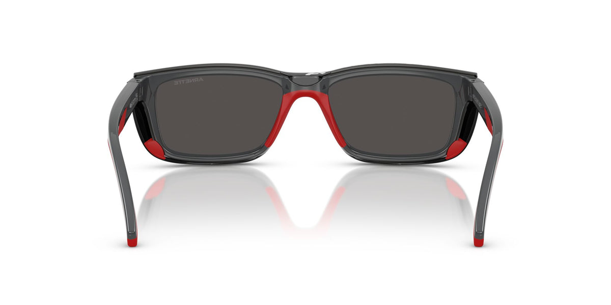 Arnette Graf AN4356 28411W 54 Dark Grey/Red Rubber / DEMO LENS