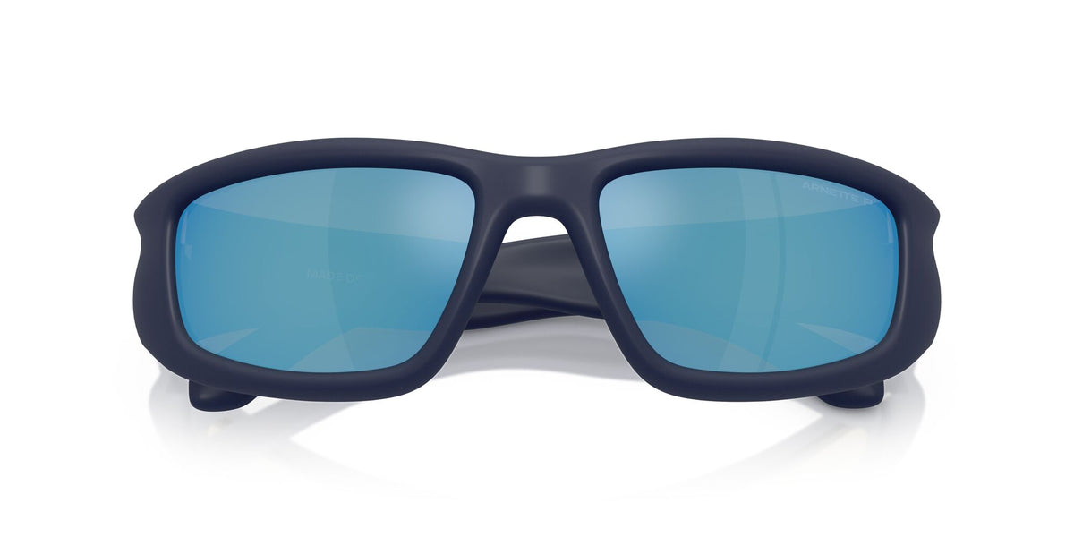 Arnette Zyme AN4358 275922 58 Rubber Dark Blue / Dark Grey Mirror Water Polar