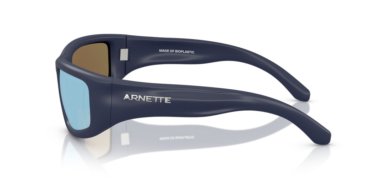Arnette Zyme AN4358 275922 58 Rubber Dark Blue / Dark Grey Mirror Water Polar
