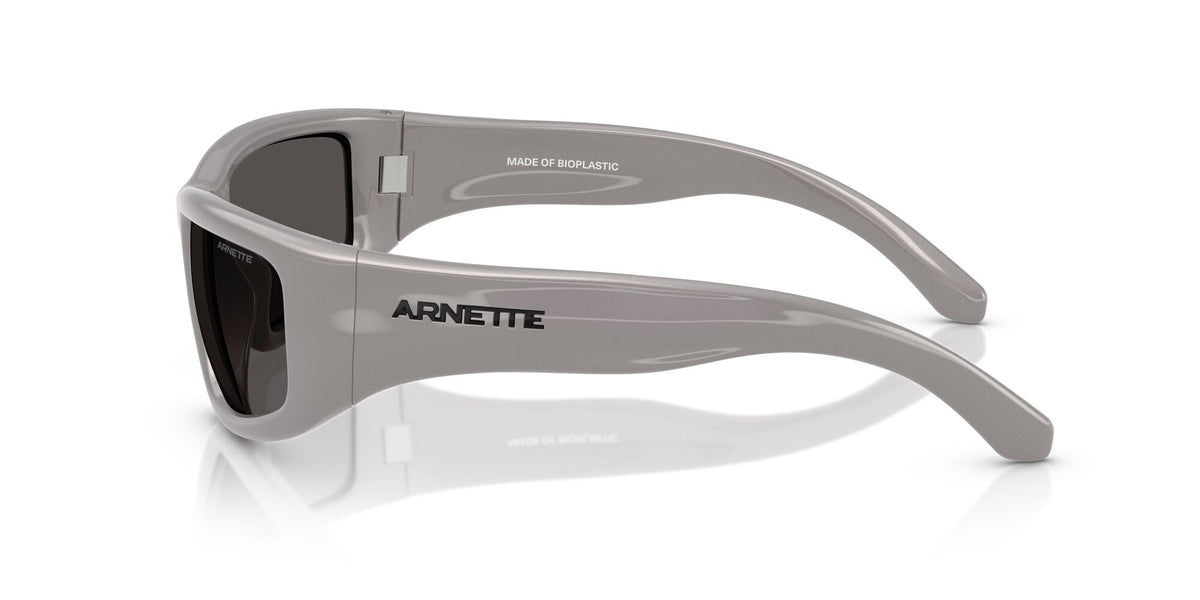 Arnette Zyme AN4358 296187 58 Metallic Silver / Dark Grey