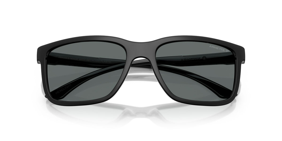 Arnette Headlight AN4359 290081 57 Black Matte/Shiny / Dark Grey Polar