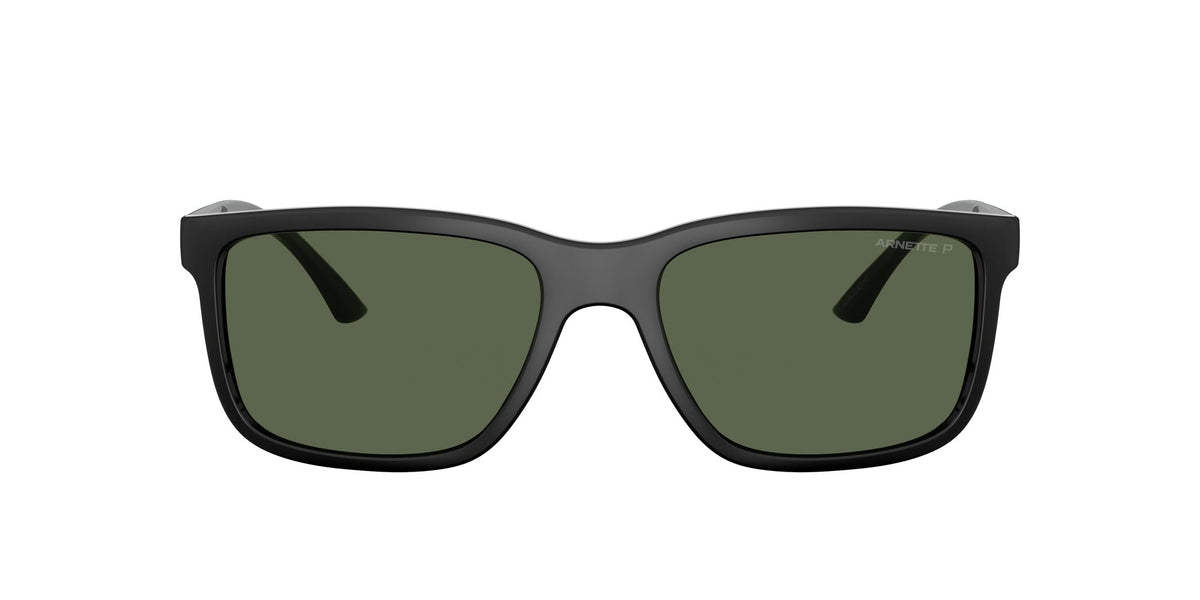 Arnette Headlight AN4359 29919A 57 Black Matte/Shiny / Dark Green Polar