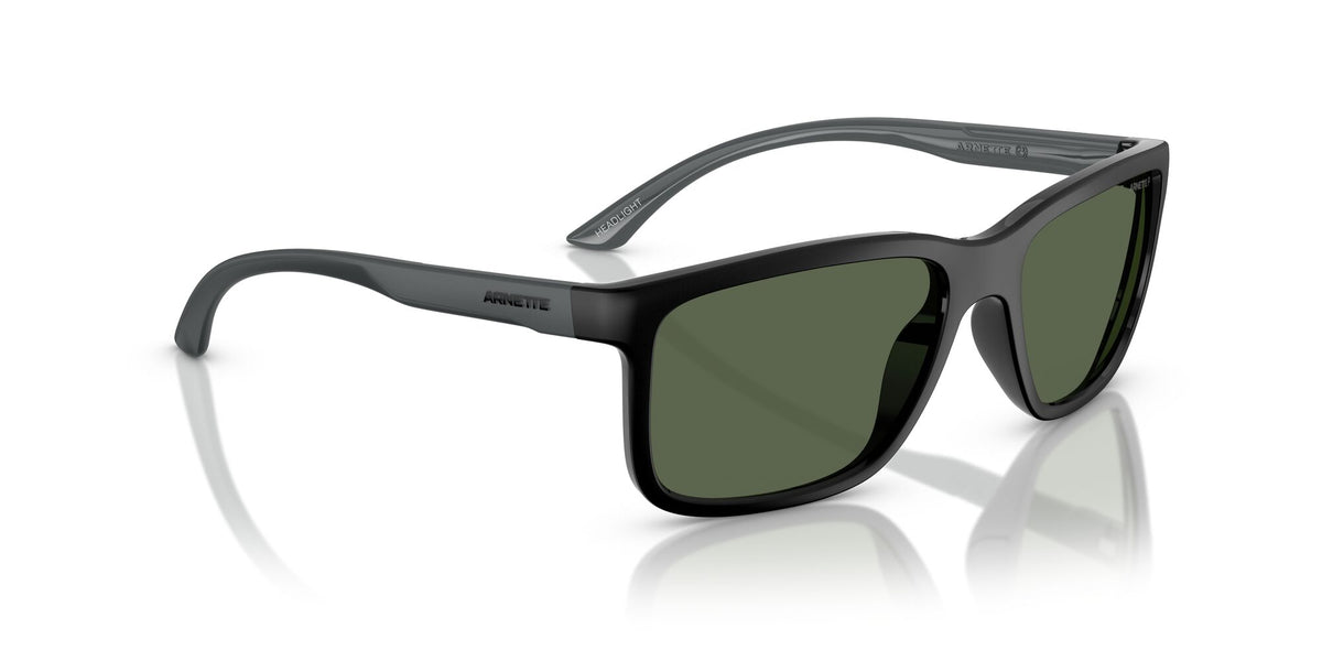 Arnette Headlight AN4359 29919A 57 Black Matte/Shiny / Dark Green Polar