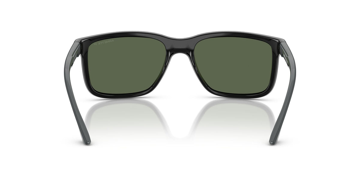 Arnette Headlight AN4359 29919A 57 Black Matte/Shiny / Dark Green Polar