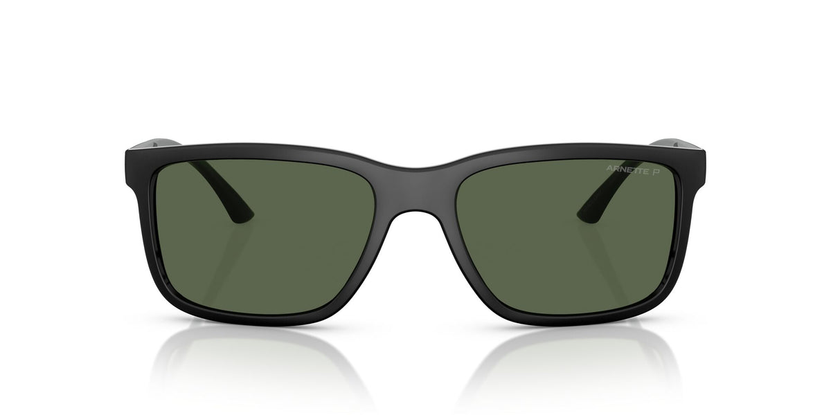 Arnette Headlight AN4359 29919A 57 Black Matte/Shiny / Dark Green Polar