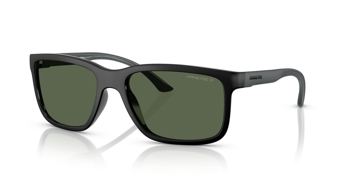 Arnette Headlight AN4359 29919A 57 Black Matte/Shiny / Dark Green Polar