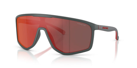 Arnette Stripe-M 0AN4360 28416Q 36 Grey/ Dark Grey Mirror Red/Yellow