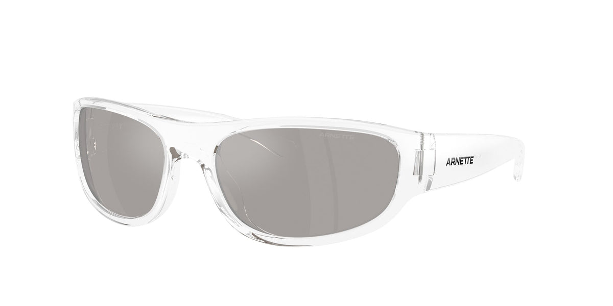 Arnette Gondo 0AN4361 27556G 61 Transparent/ Light Grey Mirror Silver
