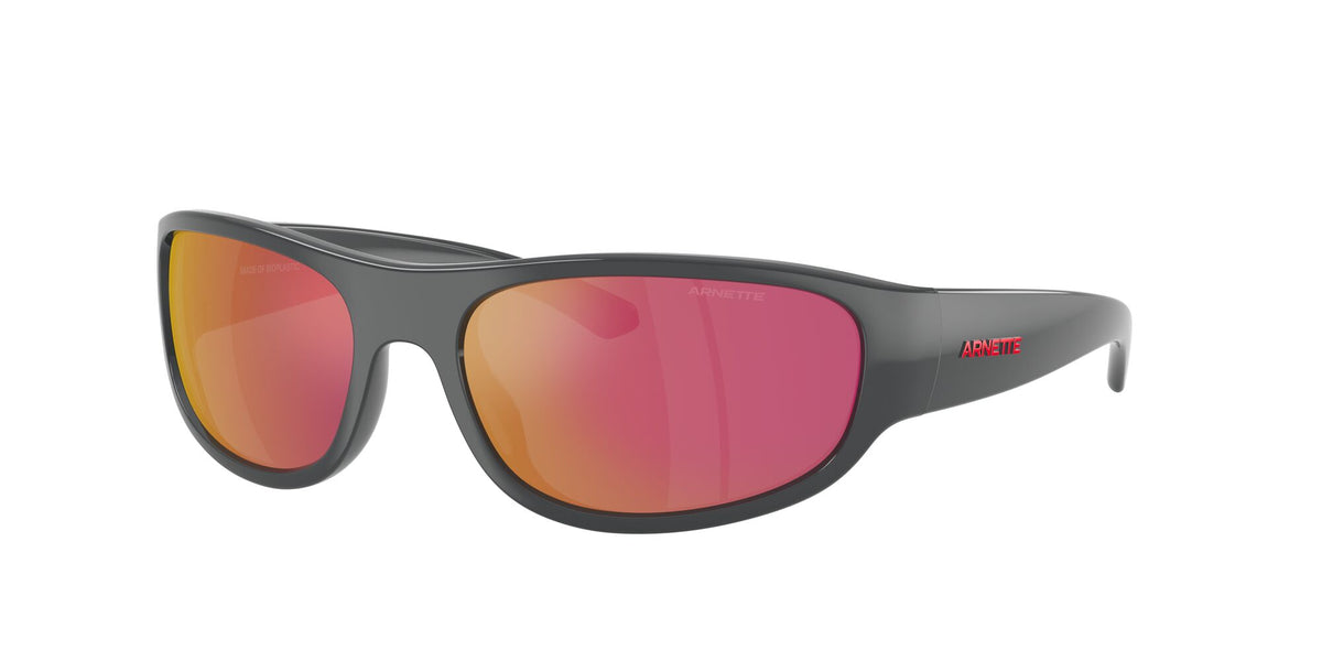 Arnette Gondo 0AN4361 28416Q 61 Grey/ Grey Mirror Orange/Yellow