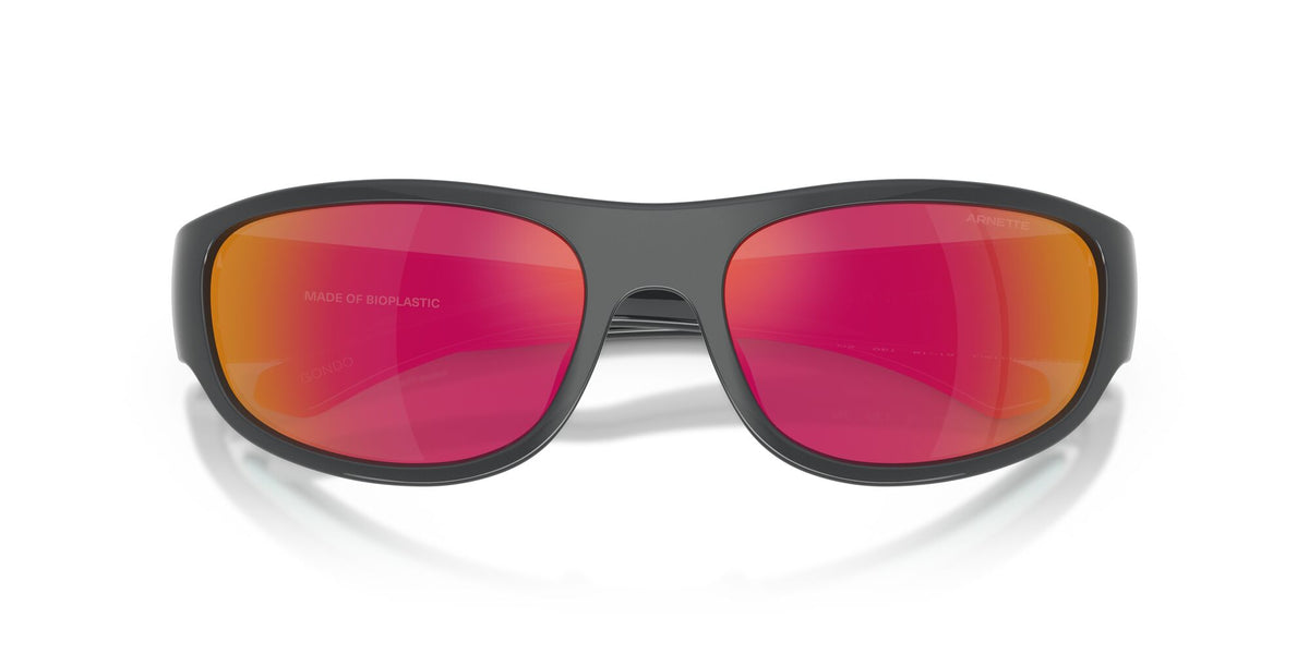 Arnette Gondo 0AN4361 28416Q 61 Grey/ Grey Mirror Orange/Yellow